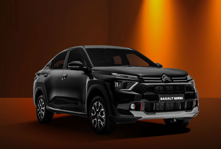 Citroën Basalt Dark Edition Launched: MS Dhoni Drives the First Unit in Style